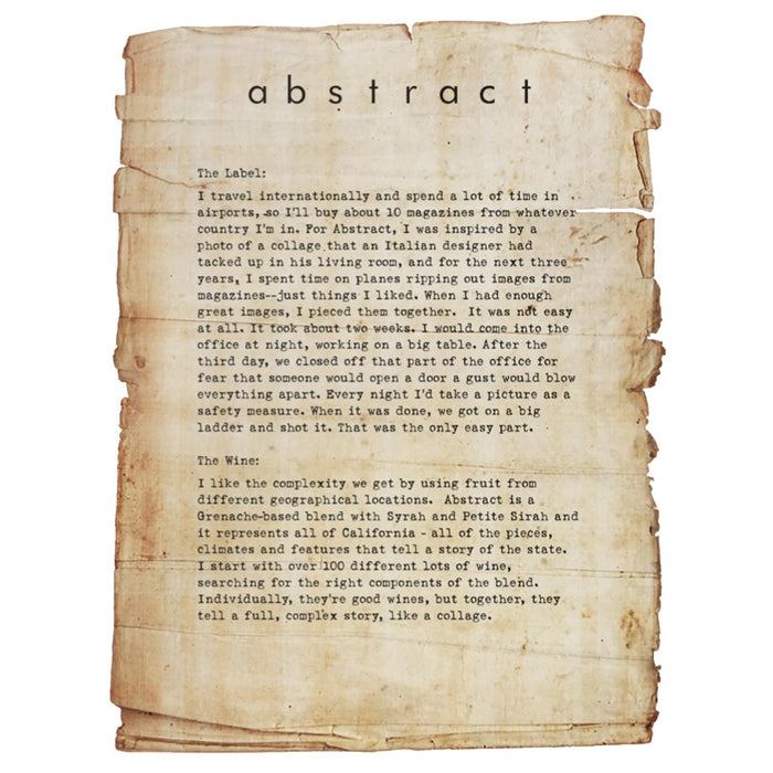 Orin Swift Abstract Story