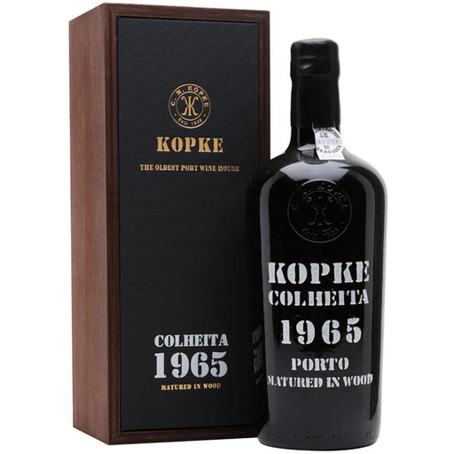 Kopke Colheita Port 1965 In Wooden Gift Box