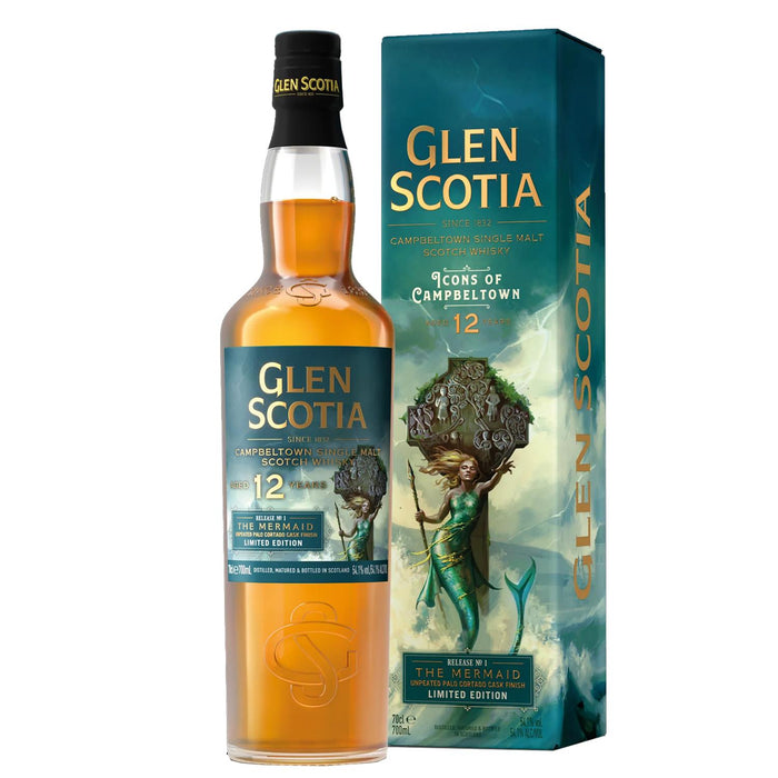 Glen Scotia Icons Of Campbeltown The Mermaid 12 Year Old Whisky 70cl