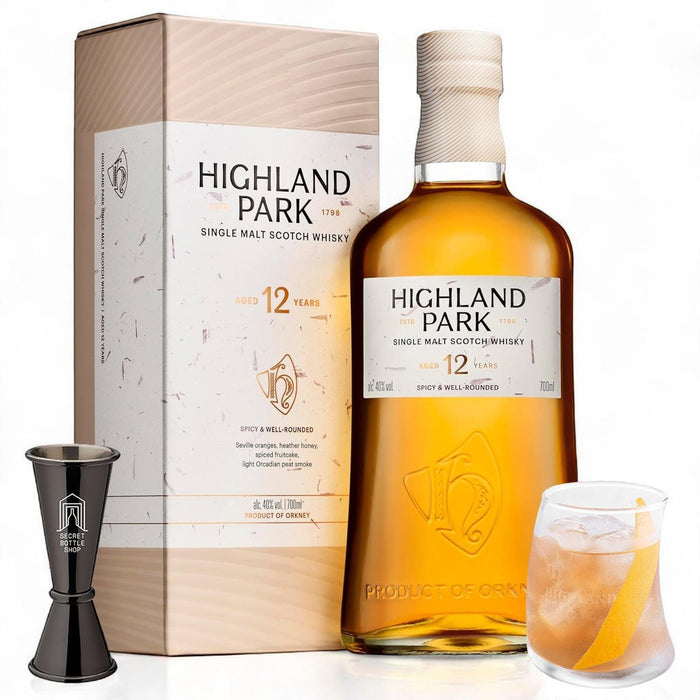 Highland Park 12 Year Old Whisky With Free Glass | Next Day Delivery