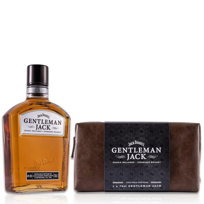 Jack Daniels Gentleman Jack Whiskey With Branded Wash Bag 70cl