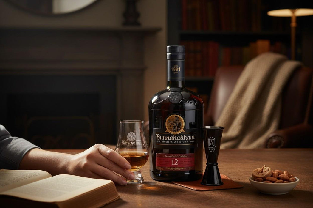 Bunnahabhain 12 Year Old Whisky Glass Gift Set 70cl