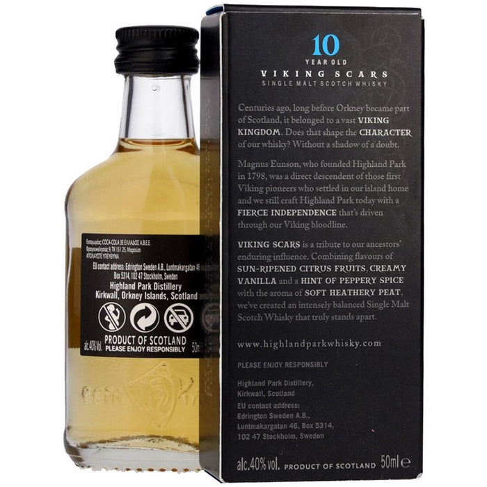 Highland Park 10 Year Old Whisky Miniature