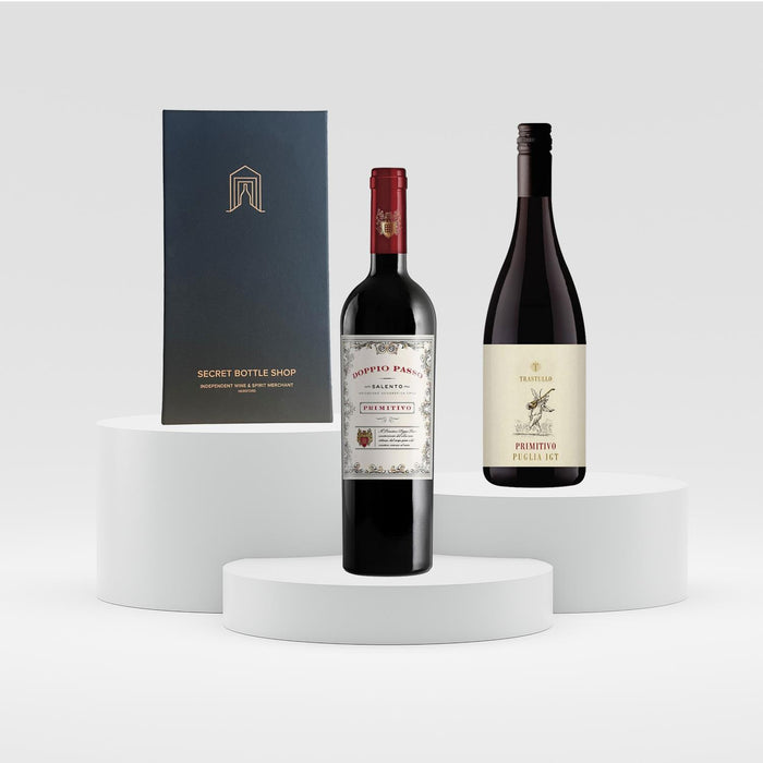 Primitivo Discovery Red Wine Gift Set | Two 75cl Bottles
