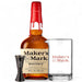 Maker's Mark Bourbon Cocktail Mixing Glass & Jigger Set