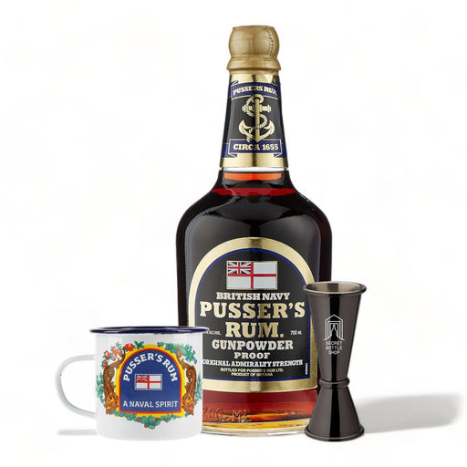 Pussers Gunpowder Proof Rum Mug & Jigger Set