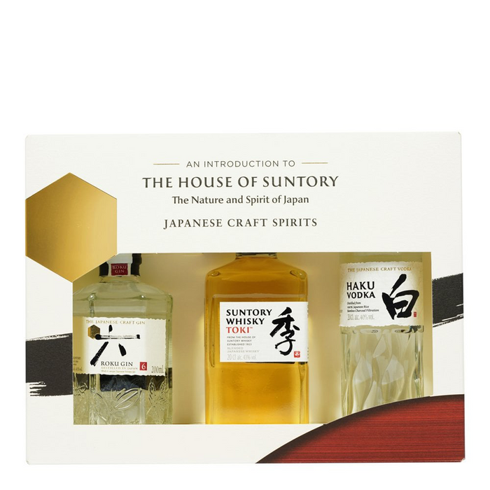 House Of Suntory Spirits Gift Pack 3 x 20cl