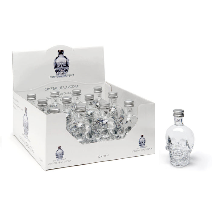 Crystal Head Case Of 12 Miniatures