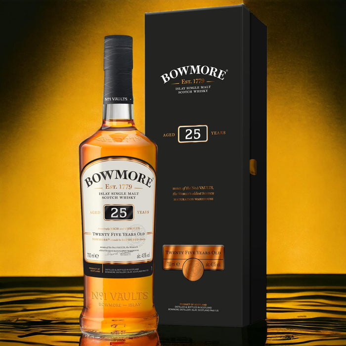Bowmore 25 Year Old Whisky Gift Boxed