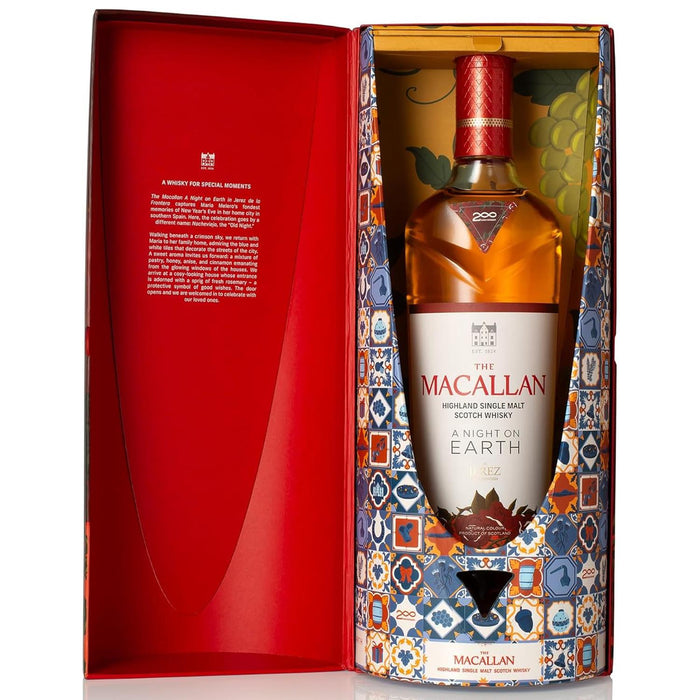 Bottle Of Macallan Night On Earth In Jerez Whisky Gift Boxed