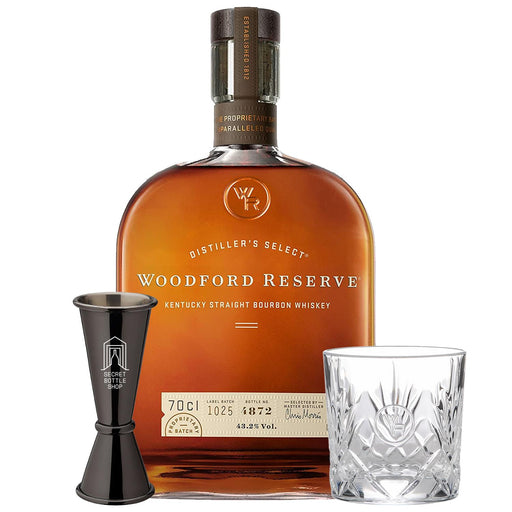 Woodford Reserve Bourbon Glass & Jigger Gift Set 70cl