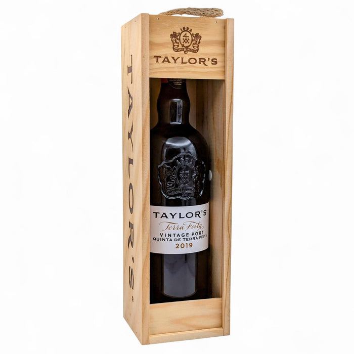 Taylors Quinta Terra Feita Vintage Port 2019 In Wooden Gift Box 75cl