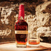 Bottle Of Maker's Mark Cellar Aged Bourbon 2026 & A Glass Served Neat