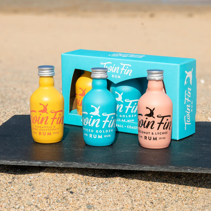 Twin Fin Rum Selection Gift Set 3x5cl