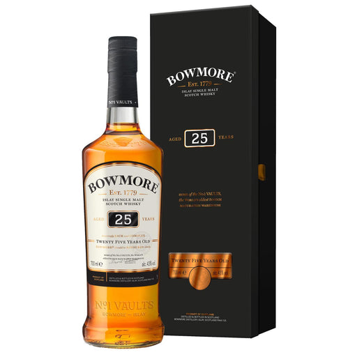 Gift Bowmore 25 Year Old Whisky 