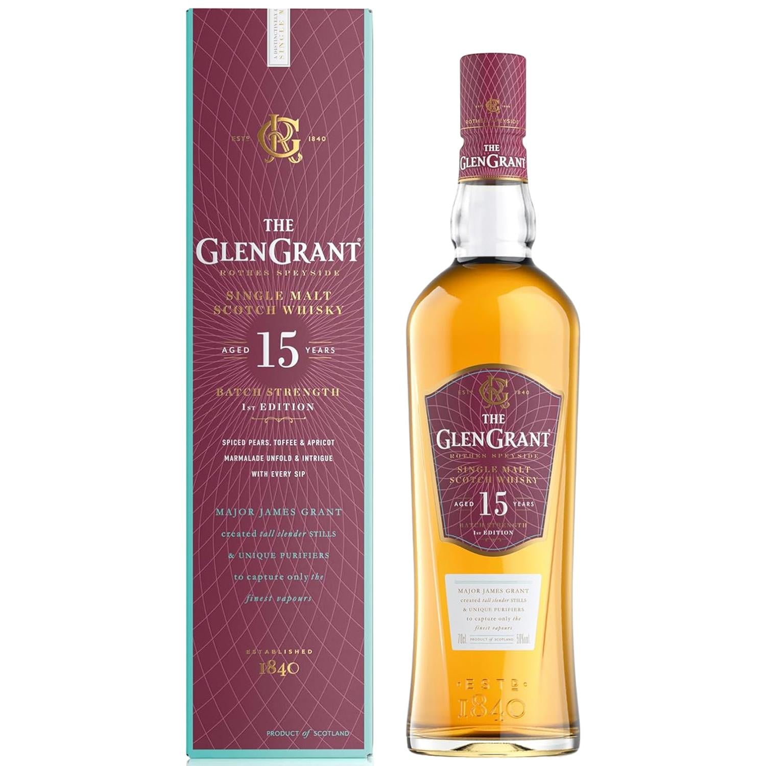 Glen Grant 15 Year Old Whisky | Next Day Delivery