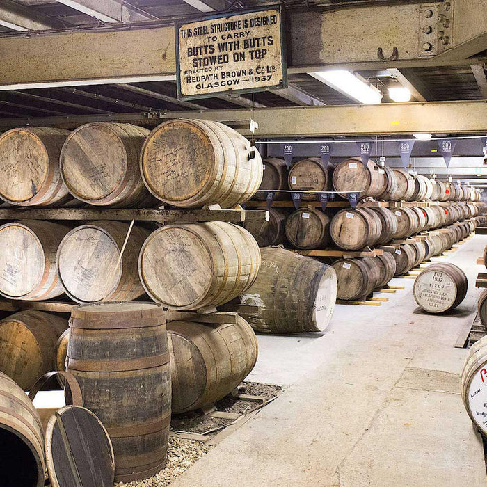 Barrels At Laphroaig Distillery