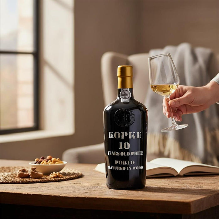 Enjoying Kopke 10 Year Old White Port With Snacks