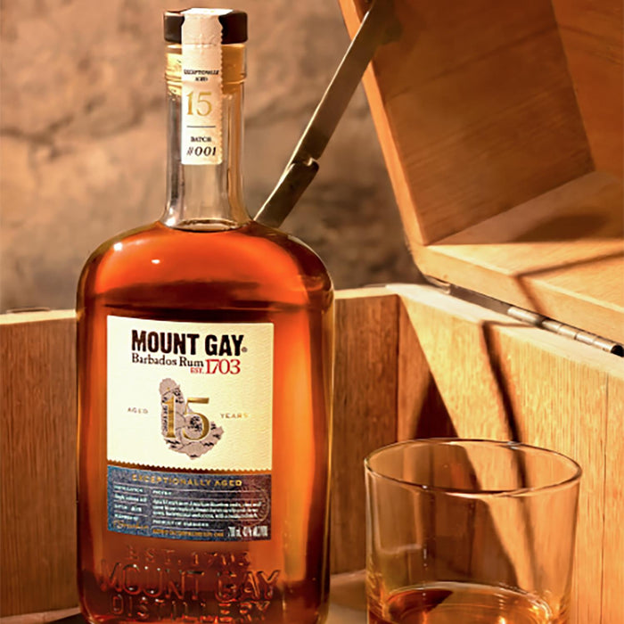 Mount Gay Exceptionally Aged 15 Year Old Rum 70cl