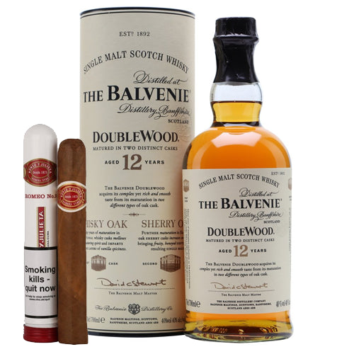 The Fathers Day Balvenie Whisky 70cl & Cigar Bundle
