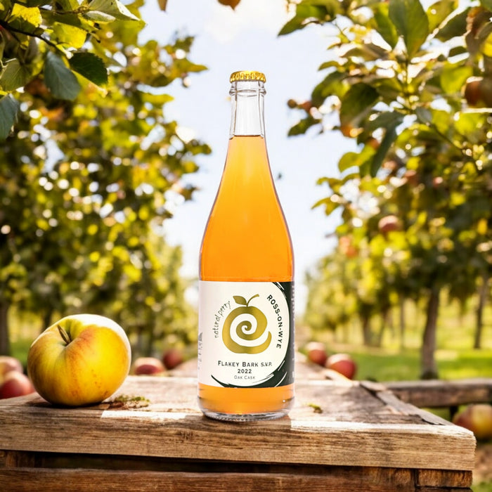 Perry in an orchard with cider & perry apples