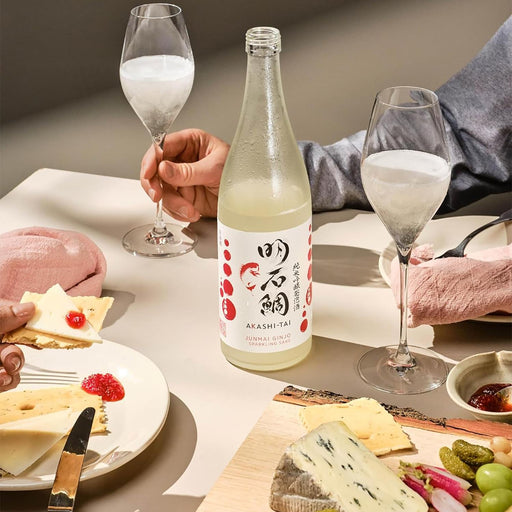 Akashi-Tai Sake Junmai Ginjo Sparkling With Food
