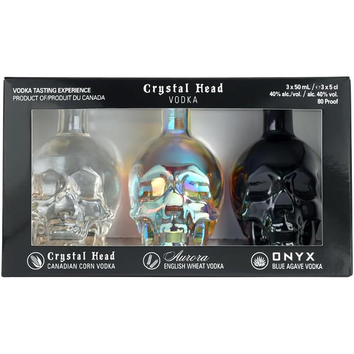 Crystal Head Vodka Trio Tasting Miniatures 3x5cl