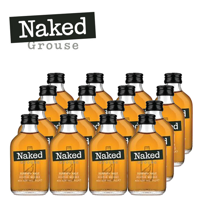 Naked Malt Grouse Whisky Miniature Case