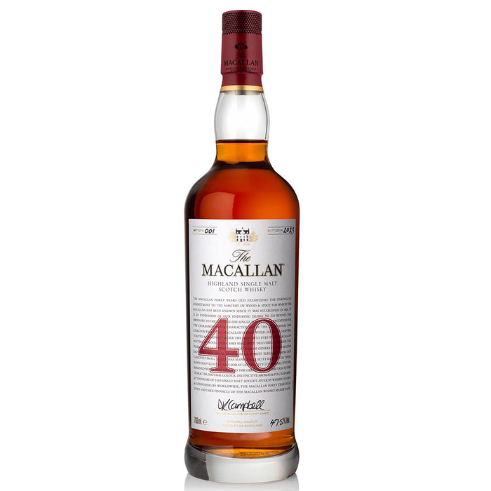 Macallan Red Collection 40 Year Old Whisky | Next Day Delivery