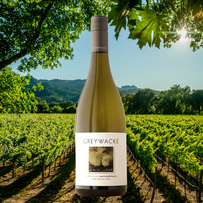 White Wine in New Zealand Vineyard