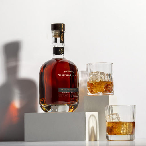 Woodford Reserve Master's Five Malt Stouted Mash Whiskey In Glasses