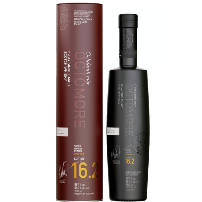 Bruichladdich Octomore 16.2 Single Malt Whisky Gift Boxed