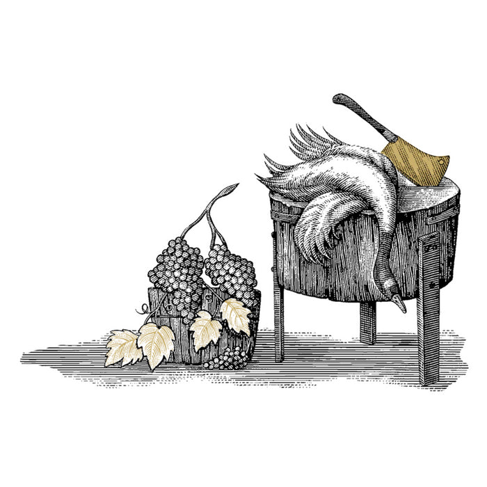 Ravensworth Orange Pinot Gris Wine Label Design