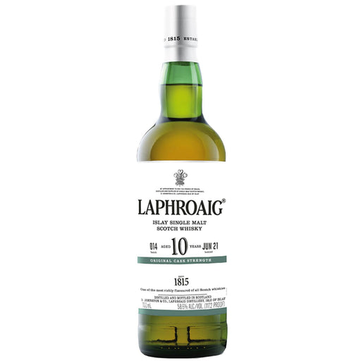 Laphroaig 10 Year Old Cask Strength Batch 14 Whisky 70cl