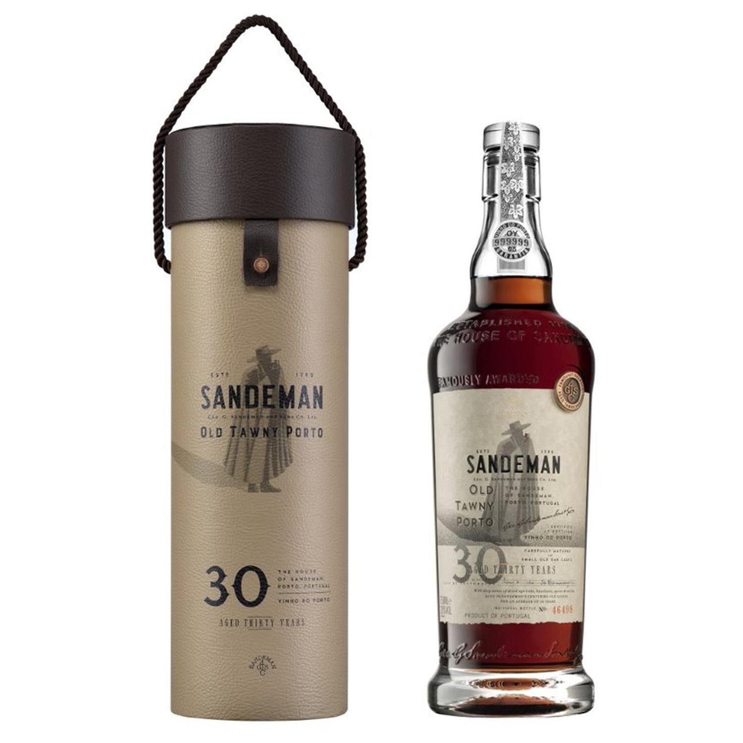 Sandeman 30 Year Old Tawny Port In Gift Tube | Next Day Delivery