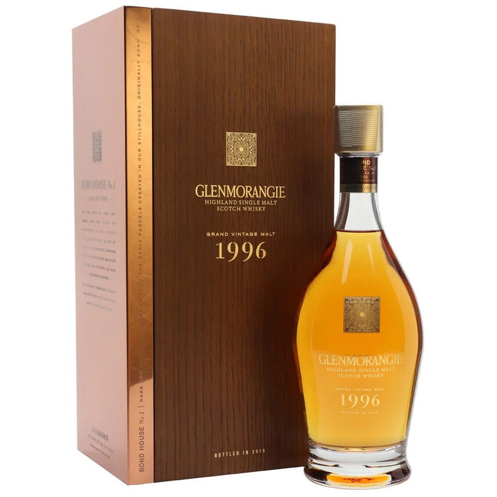 Glenmorangie 1996 Grand Vintage Malt Whisky In Wooden Gift Box
