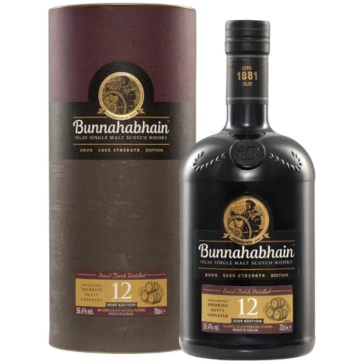 Bunnahabhain 12 Year Old Cask Strength 2025 Release Whisky