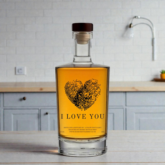 Secret Bottle Shop I Love You Engraved Whisky