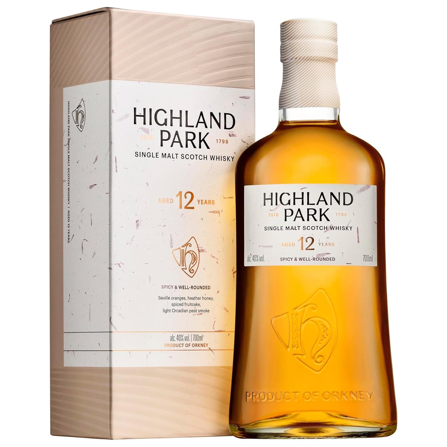 HIGHLAND PARK 12年 シングルモルトウイスキー 750ml Highland Park 12 Year Old Whisky | Next Day Delivery