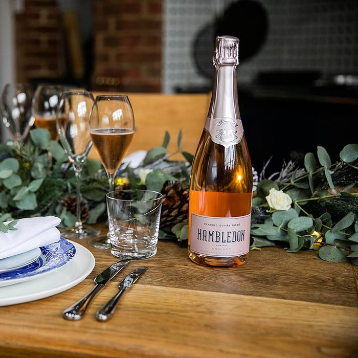 Hambledon Classic Cuvee Rose English Sparkling Wine With Friends