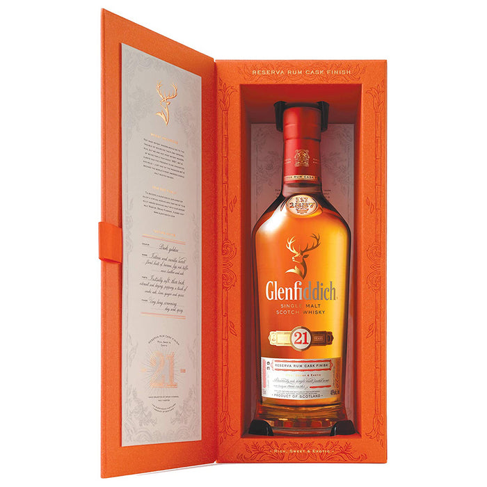 Glenfiddich 21 Year Old Gran Reserva Whisky Gift Boxed