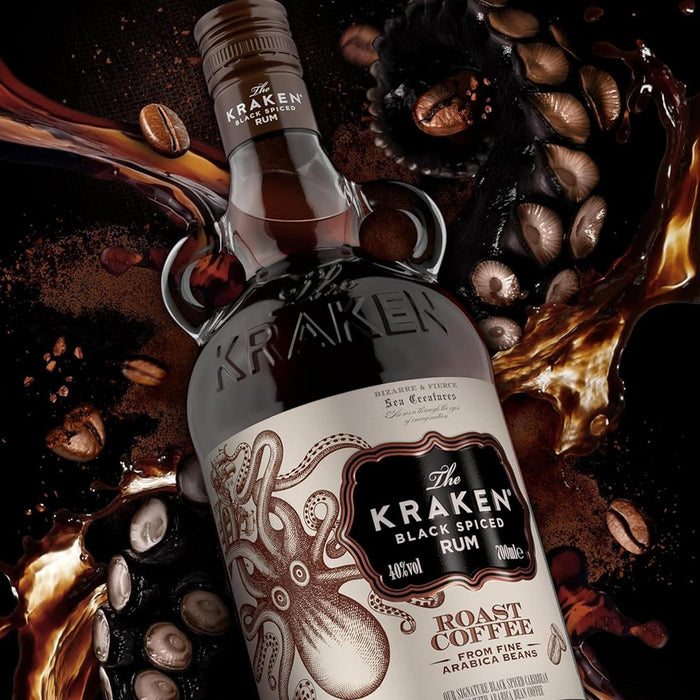 Kraken Coffee Rum With Mason Jar & Jigger Gift Set 70cl