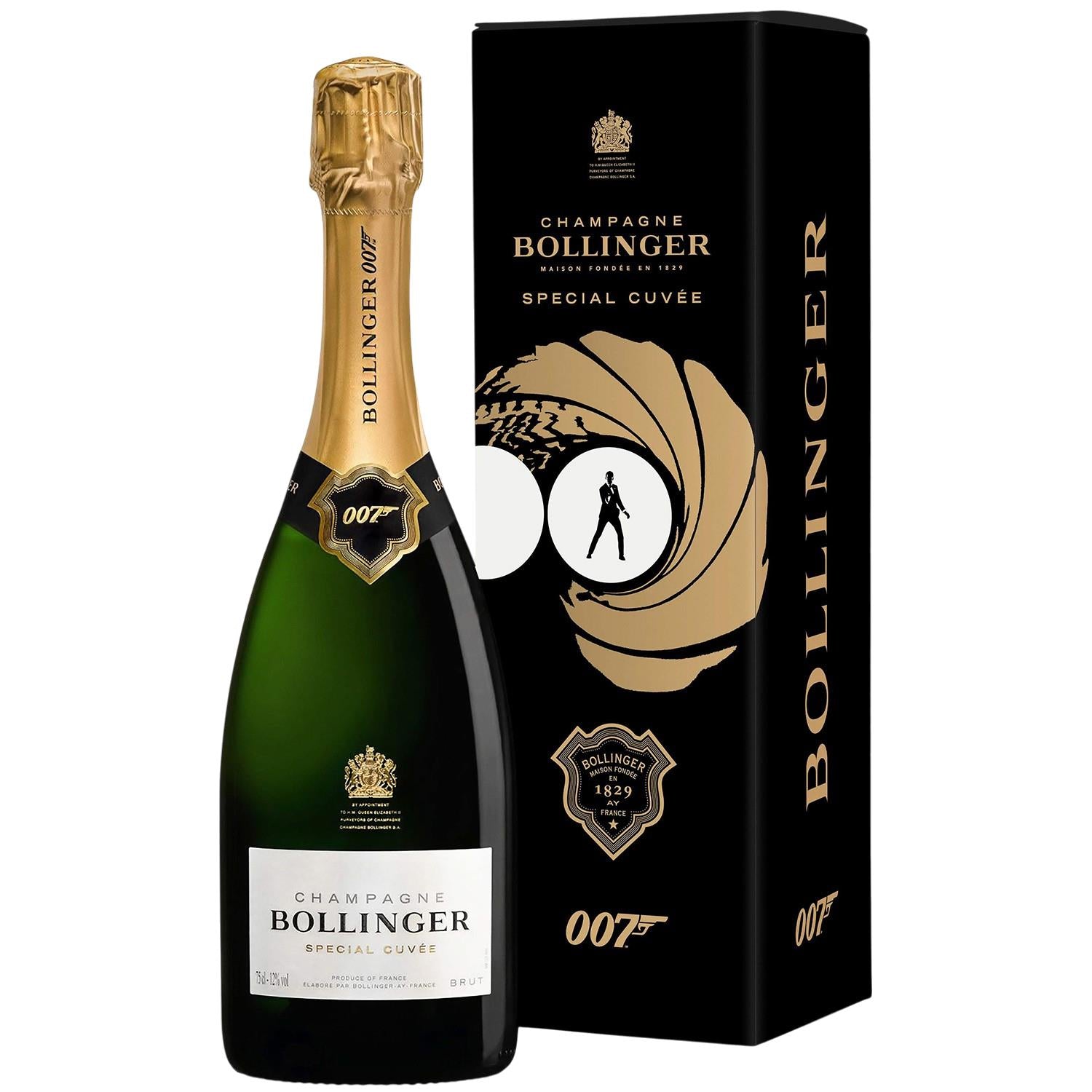 邦楽 [Champagne] Kill Me If You Can Bollinger Special Cuvee Limited Edition James Bond 007 45th
