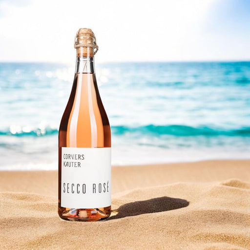 Enjoy Sparkling Wine On The Beach