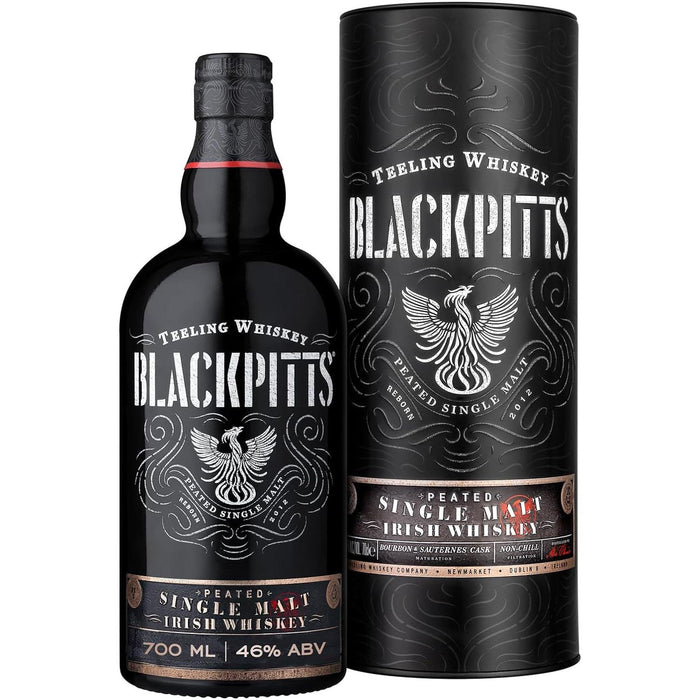 Teeling Black Pitts Peated Irish Whiskey 