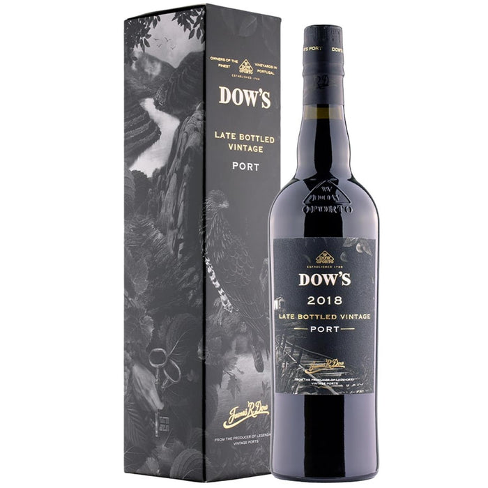 Bottle Of Dows LBV Port 2018 Gift Boxed