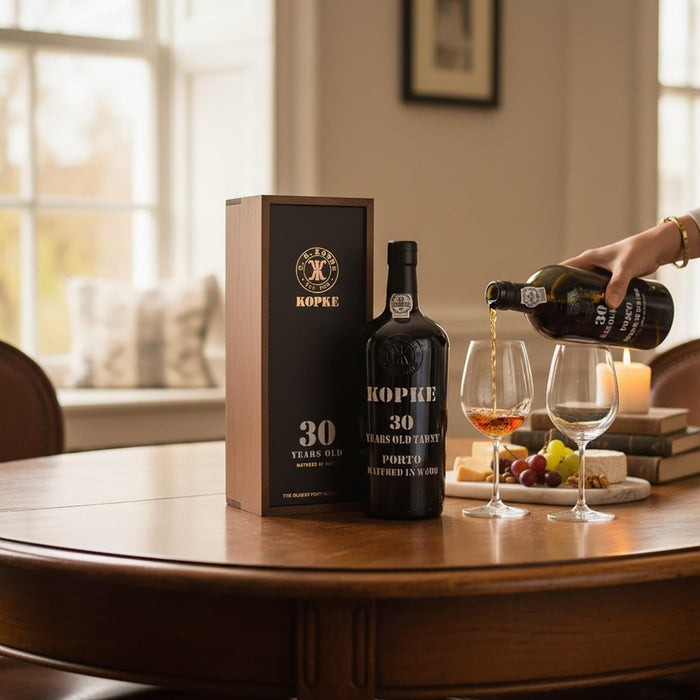 Kopke 30 Year Old Tawny Port In Wooden Gift Box 75cl