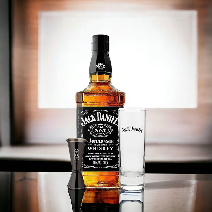 Jigger, Glass & Whisky