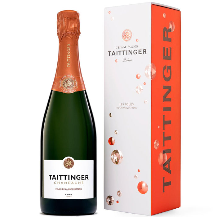 Taittinger Folies De La Marquetterie Champagne Gift Boxed 75cl
