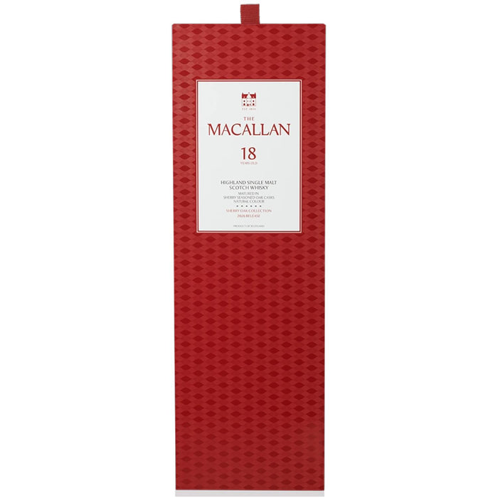 Gift Box For Macallan 18 Year Old Sherry Oak Whisky 2026 Release